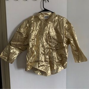 Vintage Gold Mariposa Blouse